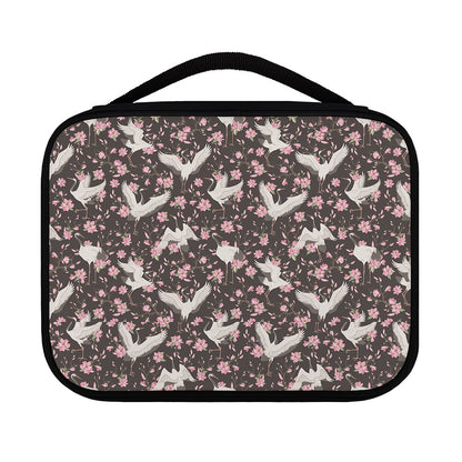 Crane Bird And Flower Pattern Print Classic Bible Case