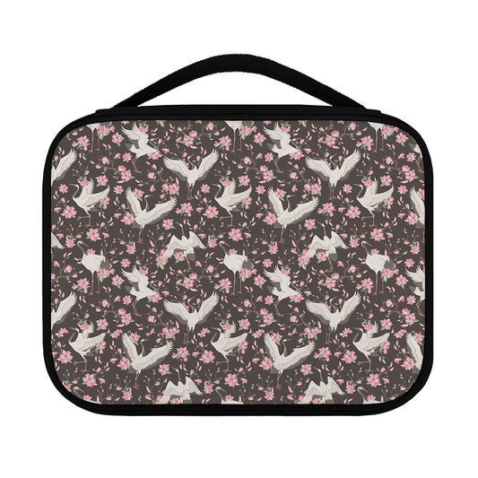 Crane Bird And Flower Pattern Print Classic Bible Case