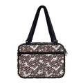 Crane Bird And Flower Pattern Print Double Strap Bible Bag