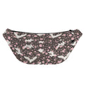 Crane Bird And Flower Pattern Print Fanny Pack