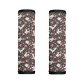 Crane Bird And Flower Pattern Print Handle Covers