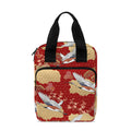 Crane Bird Kimono Pattern Print Bible Tote Bag