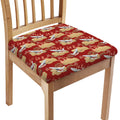 Crane Bird Kimono Pattern Print Chair Cushion Cover