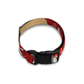 Crane Bird Kimono Pattern Print Dog Collar