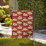 Crane Bird Kimono Pattern Print House Flag