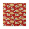 Crane Bird Kimono Pattern Print Silk Bandana