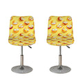 Crazy Emoji Pattern Print Bar Stool Covers
