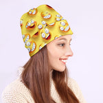 Crazy Emoji Pattern Print Beanie