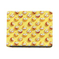 Crazy Emoji Pattern Print Bifold Wallet