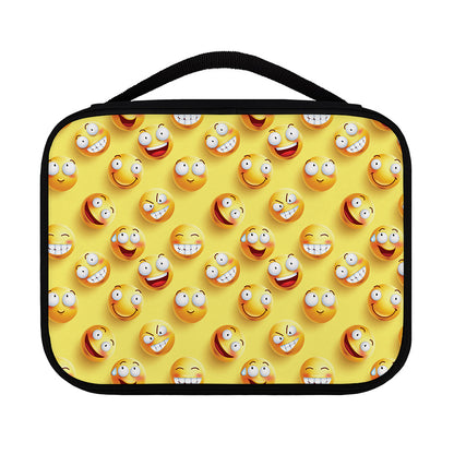 Crazy Emoji Pattern Print Classic Bible Case