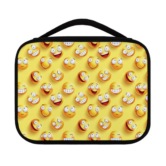 Crazy Emoji Pattern Print Classic Bible Case