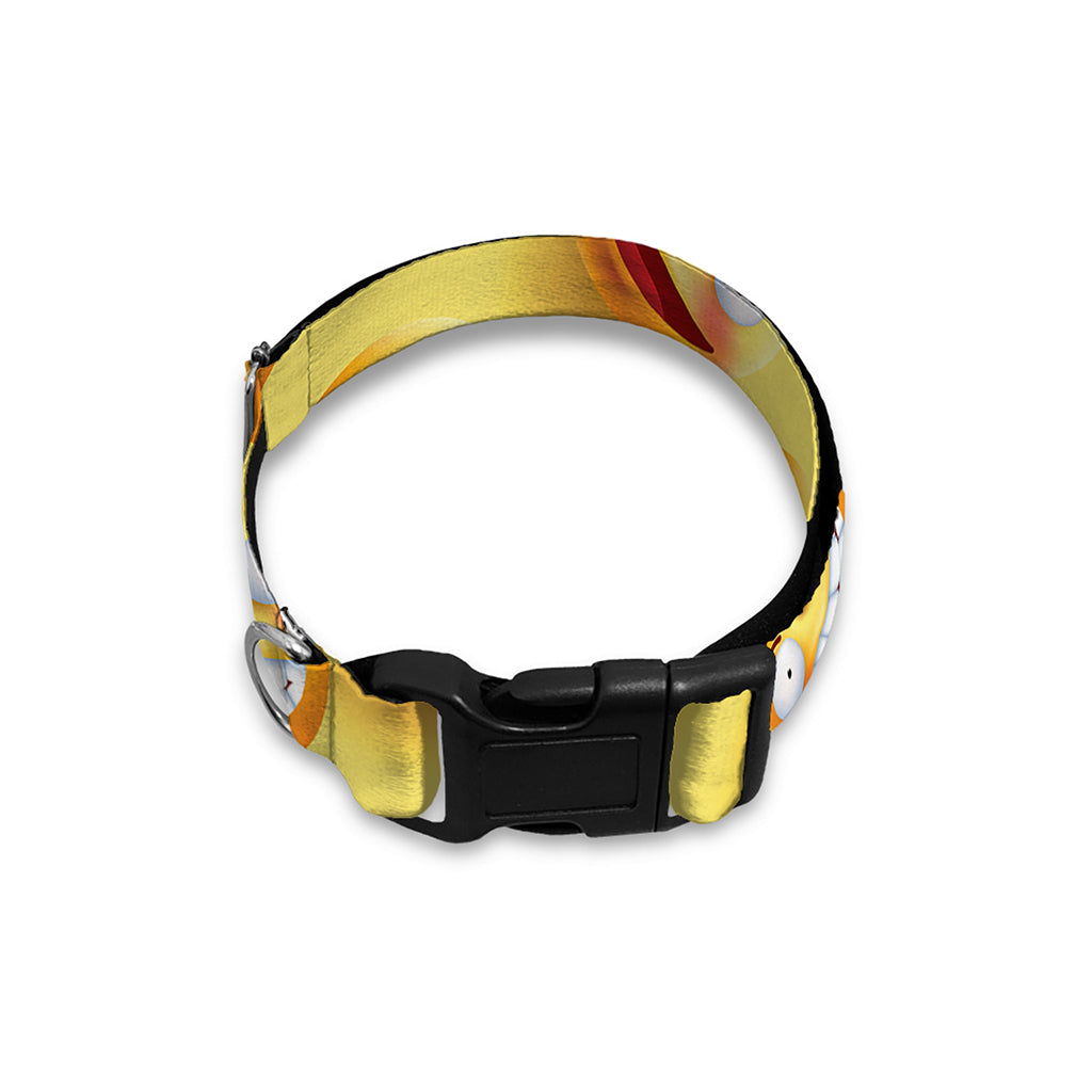 Crazy Emoji Pattern Print Dog Collar