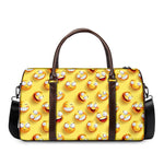 Crazy Emoji Pattern Print Duffle Bag