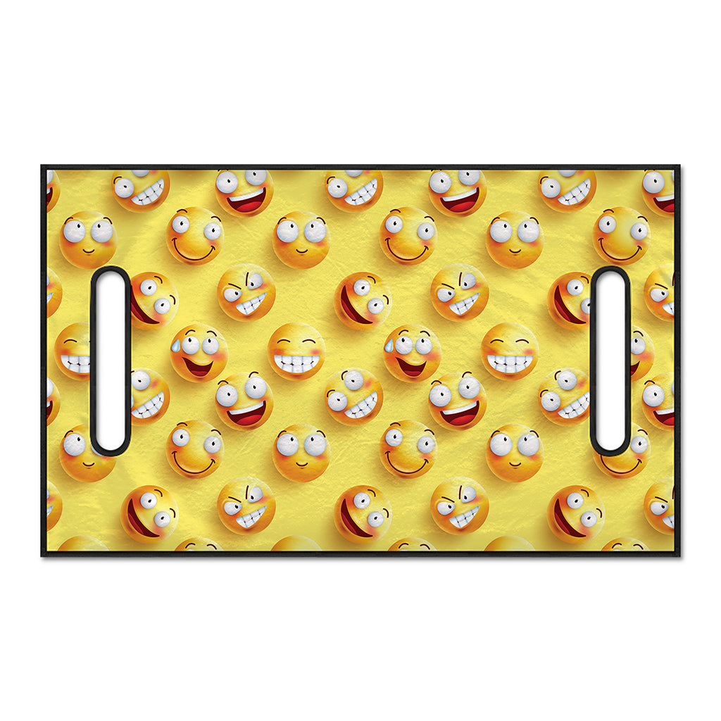 Crazy Emoji Pattern Print Golf Cart Seat Cover