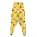 Crazy Emoji Pattern Print Hammer Pants