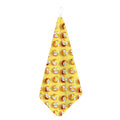 Crazy Emoji Pattern Print Hand Towel