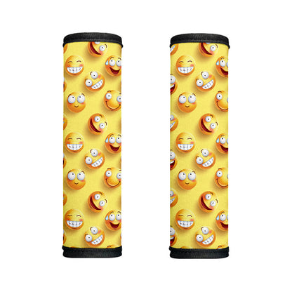 Crazy Emoji Pattern Print Handle Covers