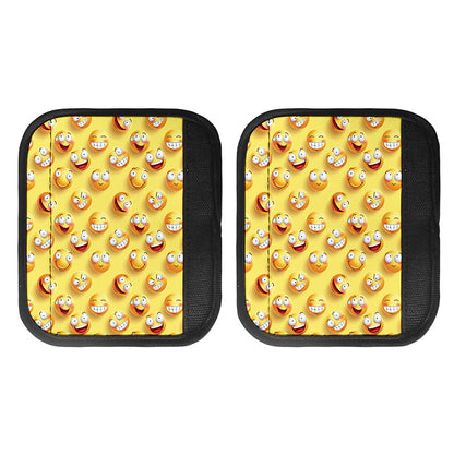 Crazy Emoji Pattern Print Handle Covers