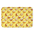 Crazy Emoji Pattern Print Indoor Door Mat