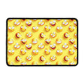 Crazy Emoji Pattern Print Kitchen Mat