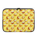 Crazy Emoji Pattern Print Laptop Sleeve