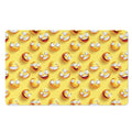 Crazy Emoji Pattern Print Polyester Doormat
