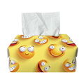 Crazy Emoji Pattern Print Rectangle Tissue Box Cover