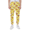 Crazy Emoji Pattern Print Joggers