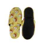 Crazy Emoji Pattern Print Slippers
