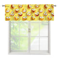 Crazy Emoji Pattern Print Window Valance