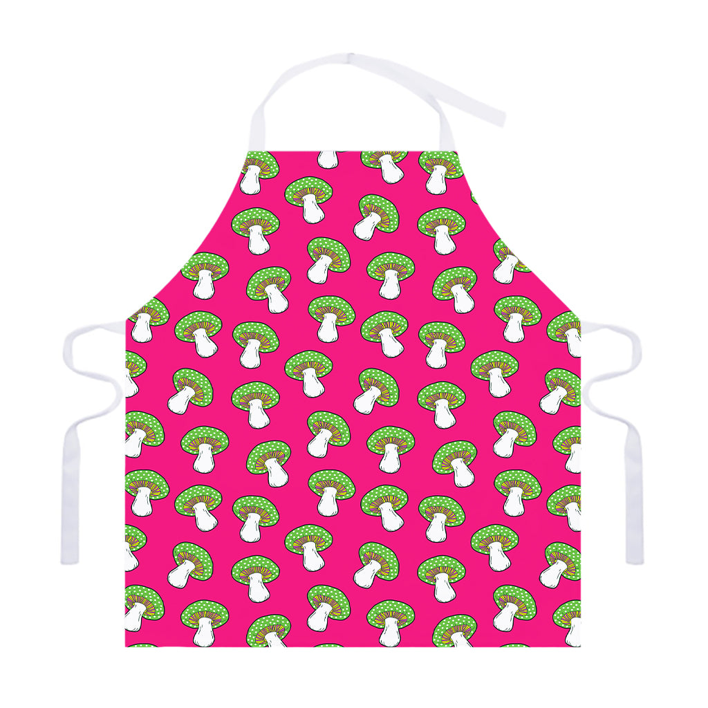 Crazy Mushroom Pattern Print Adjustable Apron