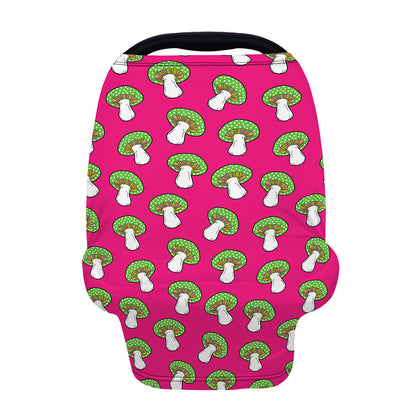 Crazy Mushroom Pattern Print Baby Seat Cover