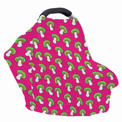 Crazy Mushroom Pattern Print Baby Seat Cover