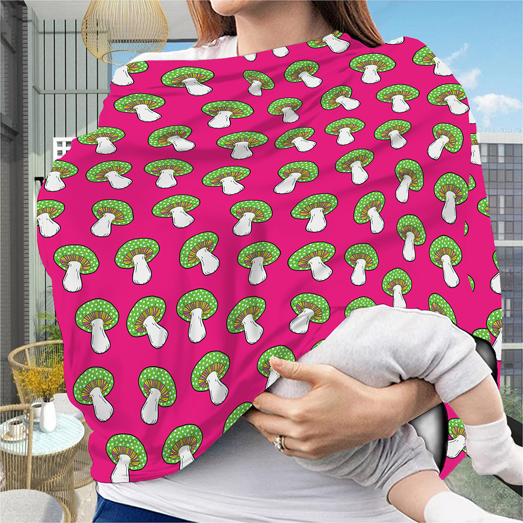 Crazy Mushroom Pattern Print Baby Seat Cover