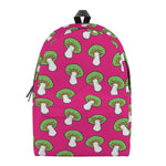 Crazy Mushroom Pattern Print Backpack
