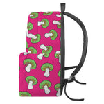 Crazy Mushroom Pattern Print Backpack