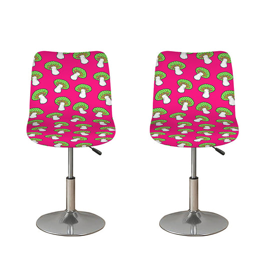 Crazy Mushroom Pattern Print Bar Stool Covers