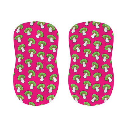 Crazy Mushroom Pattern Print Bar Stool Covers