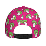 Crazy Mushroom Pattern Print Baseball Cap