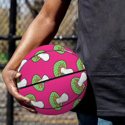 Crazy Mushroom Pattern Print Basketball