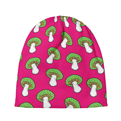 Crazy Mushroom Pattern Print Beanie
