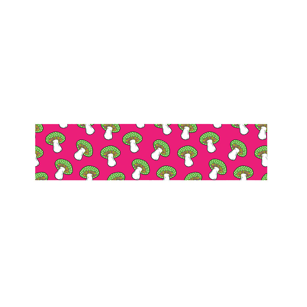 Crazy Mushroom Pattern Print Bed Runner