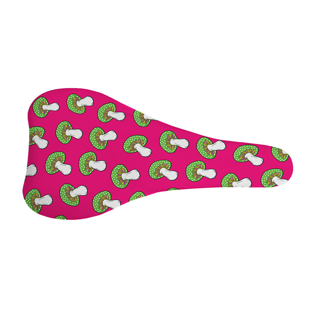 Crazy Mushroom Pattern Print Bicycle Seat Cover