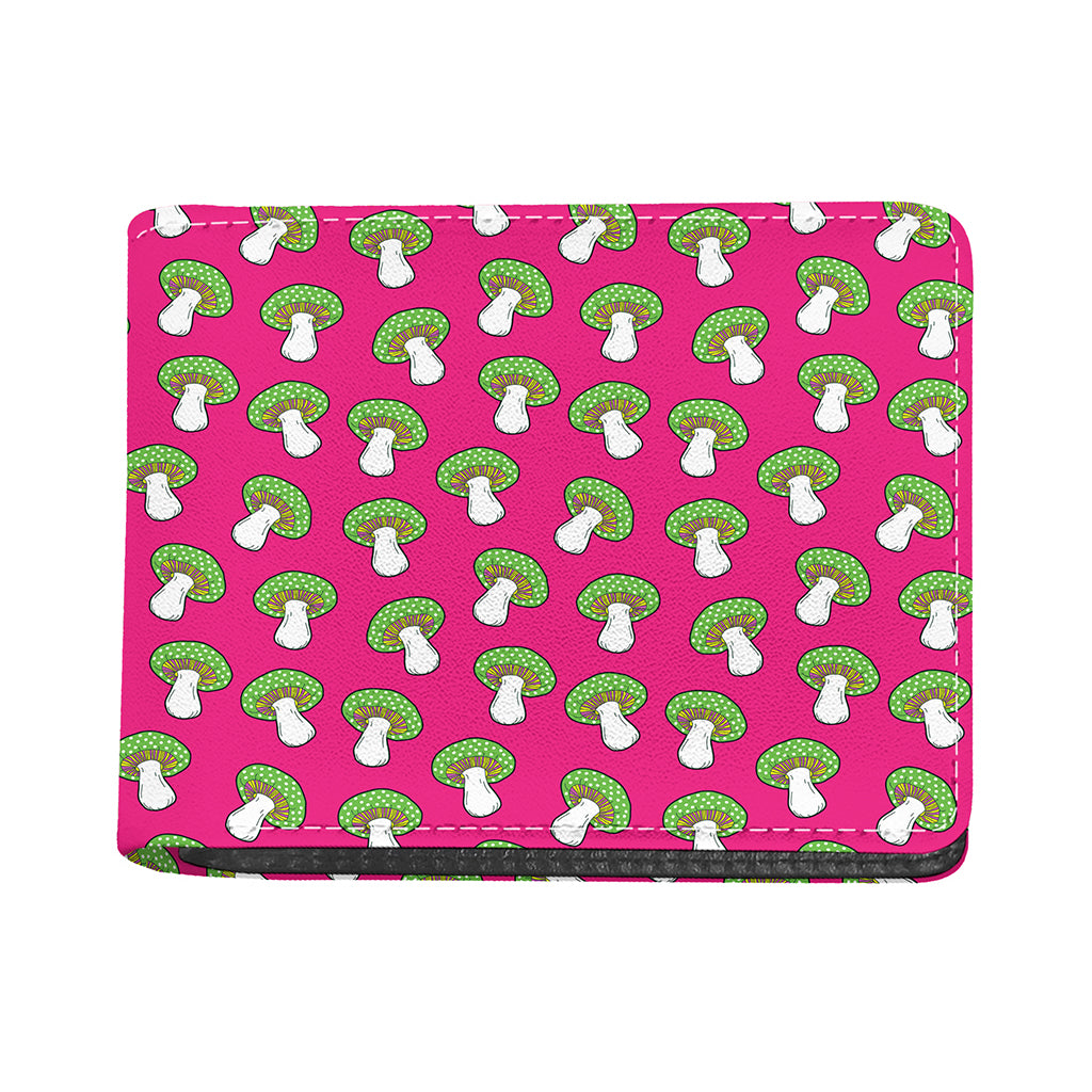 Crazy Mushroom Pattern Print Bifold Wallet