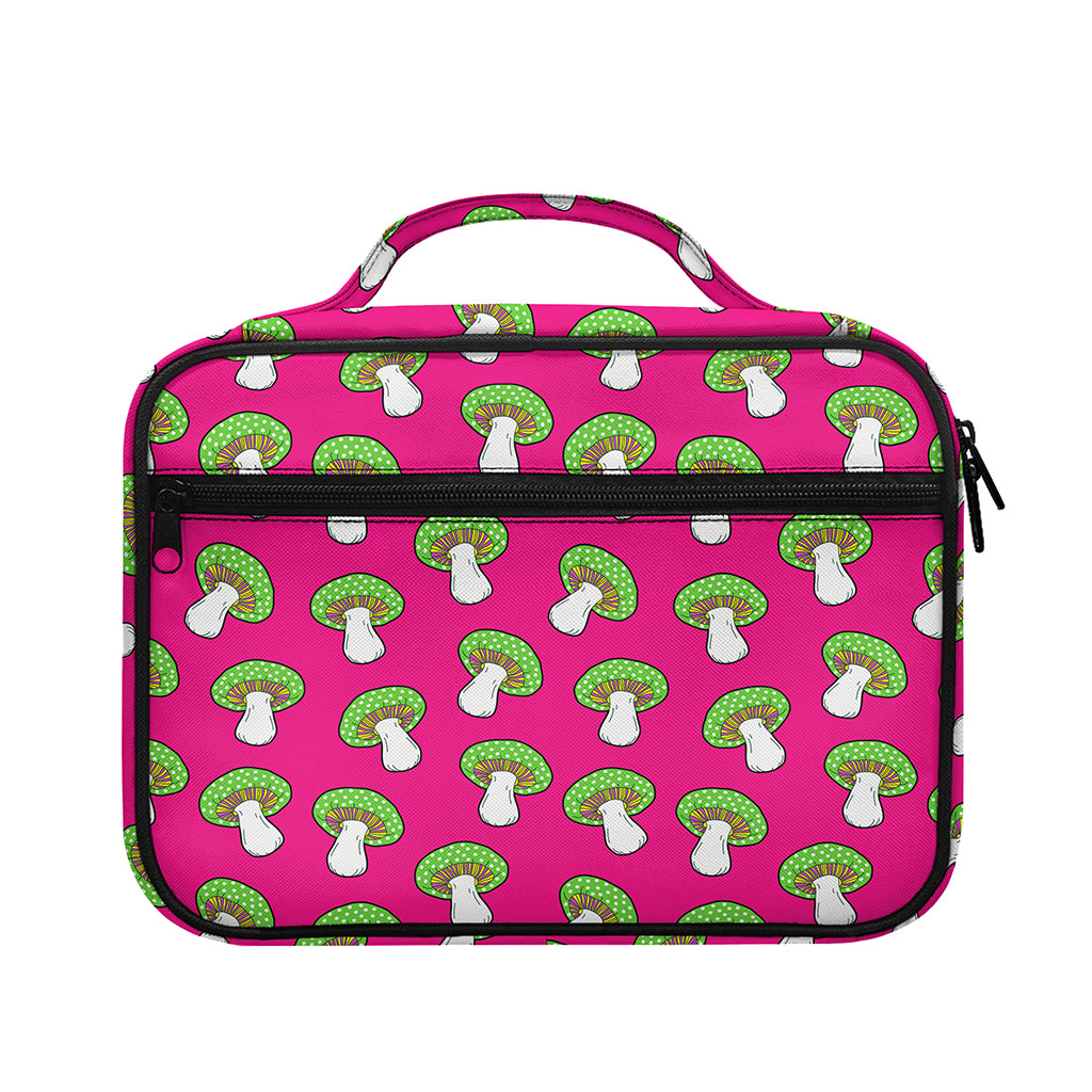 Crazy Mushroom Pattern Print Briefcase Bible Bag