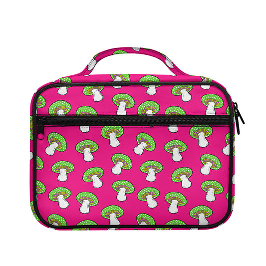 Crazy Mushroom Pattern Print Briefcase Bible Bag