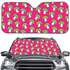 Crazy Mushroom Pattern Print Car Windshield Sun Shade