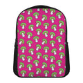 Crazy Mushroom Pattern Print Casual Backpack