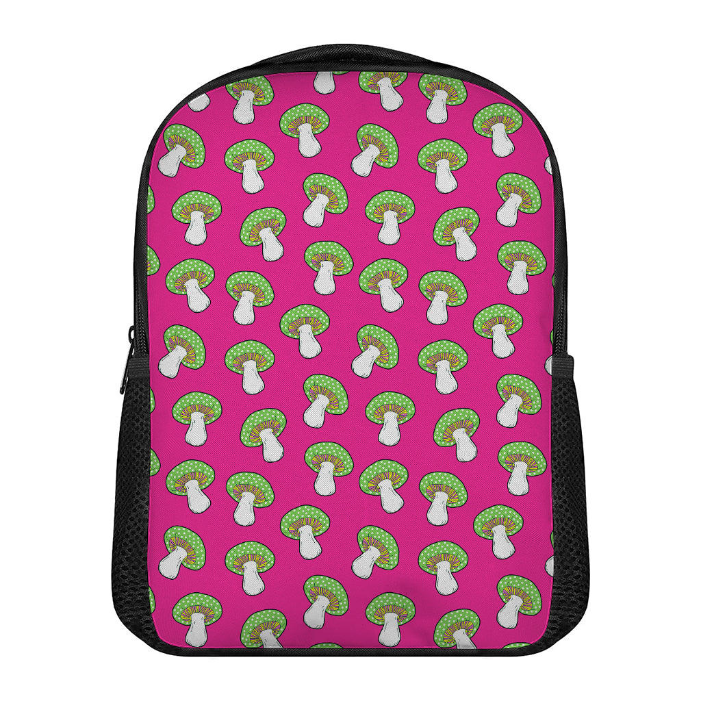 Crazy Mushroom Pattern Print Casual Backpack