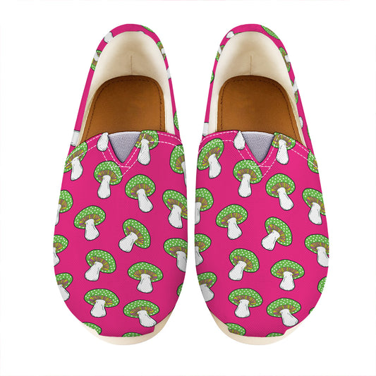 Crazy Mushroom Pattern Print Casual Shoes